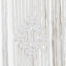 Makrome Duvar Dekor Krem 120X180CM