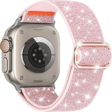 Alstrap Apple Watch 11/10 42MM Seri 4-5-6-7-8-9 Uyumlu 38-40-41MM Kumaş Elastik Kordon Kayış