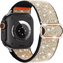 Alstrap Apple Watch 4-5-6-7-8-9-10 Se Ultra Uyumlu 44-45-46-49MM Kumaş Elastik Kordon Kayış