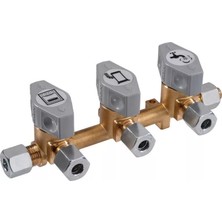 TRUMA 8mm 3 Çıkışlı Karavan Gaz Vanası