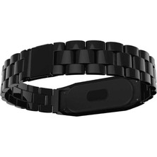 Xiaomi Mi Band 5 Uyumlu Krd-04 Metal Kordon Znth - Lacivert