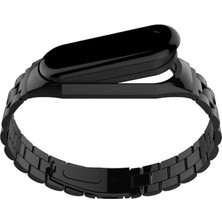 Xiaomi Mi Band 5 Uyumlu Krd-04 Metal Kordon Znth - Lacivert