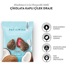 Patiswiss Sütlü Çikolatalı Hindistan Cevizli Çilek Draje 50g x 4 Adet