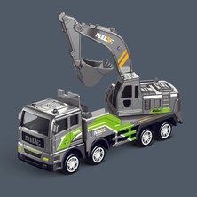 Yuxianxiangbao 1/50 Model Araba Buldozer Kamyon Ekskavatör Vinç Forklift Inşaat Mühendisliği Araç Oyuncaklar Boys Çocuklar Için Eğitici Oyuncaklar (Yurt Dışından)