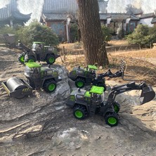 Yuxianxiangbao 1/50 Model Araba Buldozer Kamyon Ekskavatör Vinç Forklift Inşaat Mühendisliği Araç Oyuncaklar Boys Çocuklar Için Eğitici Oyuncaklar (Yurt Dışından)
