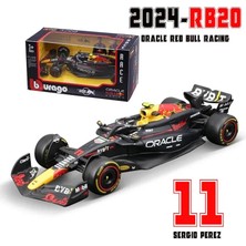 Yuxianxiangbao Bburago 1:43 F1 Red Bull Racing Tag Heuer RB20 2024 # 1. Verstappen # 11 Perez Alaşım Araba Döküm Model Oyuncak Koleksiyon SF24 (Yurt Dışından)