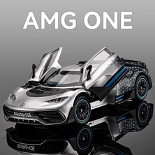 Yuxianxiangbao 1:24 Mercedes Benz Amg One Yarış Alaşım Pres Döküm Model Araç Ses ve Işık Bilgisayar Sunucusu Dıy Süsler Moda Arkadaş Erkek Için Hediye (Yurt Dışından)