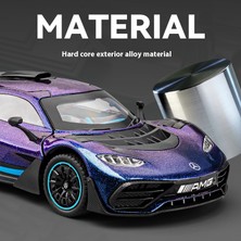 Yuxianxiangbao 1:24 Mercedes Benz Amg One Yarış Alaşım Pres Döküm Model Araç Ses ve Işık Bilgisayar Sunucusu Dıy Süsler Moda Arkadaş Erkek Için Hediye (Yurt Dışından)