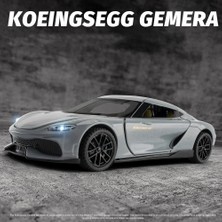 Yuxianxiangbao Yeni 1:32 Gemini Alaşım Spor Araba Modeli Döküm Metal Yarış Araçları Modeli Simülasyon Ses ve Işık Çocuk Oyuncak Doğum Günü Hediyesi (Yurt Dışından)