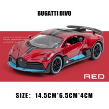 Yuxianxiangbao 1:32 Bugatti Divo Alaşım Modeli Spor Araba Oyuncak Diecast Ses Işık Geri Çekin Araba Modeli Araba Merkezi Kontrol Süsler Çocuk Hediye (Yurt Dışından)
