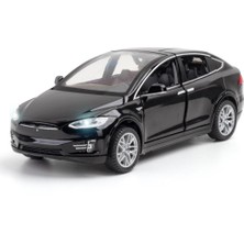 Yuxianxiangbao 1:32 Tesla Model x Alaşım Araba Modeli Döküm Metal Oyuncak Araçlar Araba Modeli Simülasyon Ses ve Işık Koleksiyonu Hediye A311 (Yurt Dışından)