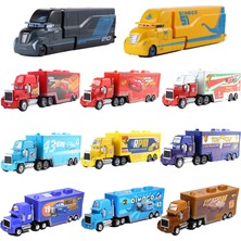Yuxianxiangbao 2025 Cars 2 Disney Pixar Car 3 Lightning Mcqueen Mack Uncle Jackson Storm Truck Diecast Dinoco Metal Toys Gift For Children Kids (Yurt Dışından)