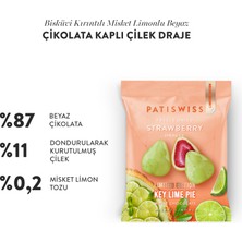 Patiswiss Beyaz Çikolatalı Misket Limonlu Çilek Draje 50g x 4 Adet