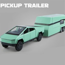Yuxianxiangbao 1/32 Siber Oyuncak Kamyon Pikap Alaşım Araba Modeli Döküm Off-Road Araçlar Kamyon Araba Modeli Ses Işığı Çocuk Oyuncakları Bavul ile Hediye (Yurt Dışından)