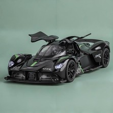 Yuxianxiangbao 1:32 Aston Martin Valkyrie Amr 001 Süper Spor Araba Alaşım Döküm Metal Model Araba Ses ve Işık Toplama Hobiler Doğum Günü Hediyesi (Yurt Dışından)