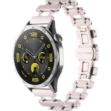 Xiaomi Amazfit Pace Uyumlu Znth - Krd-96 22MM Metal Kordon-Starlight