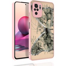 Xiaomi Redmi Note 10 Kılıf Desenli Kamera Korumalı Parlak Znth Nora Kapak-No4