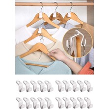 Sanal Trend 20 Adet Çok Amaçlı Askı Çoklayıcı Kanca Klips Dolap Elbise Giysi Askısı Çoklama Aparatları