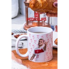 Barış Alper Yılmaz Kurdeleli Özel Tasarımlı Baskılı Kupa Bardak - 360° Baskılı