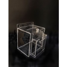 Dilek Şikayet Kutusu Önden Cepli Şeffaf Duvara Monte 15X20XH20 cm (SV162-C)