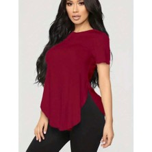 Mall Of Gkc Kadın Türlü Viskon Kumaş Yırtmaç Detaylı Bluz