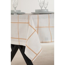 Belen Ekose Oranj Masa Örtüsü