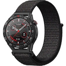 Tagomoon Huawei Watch Gt3 Se Uyumlu Kordon Kumaş Desenli Cırt Cırtlı Spor Kayış