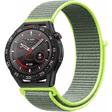 Tagomoon Huawei Watch Gt3 Se Uyumlu Kordon Kumaş Desenli Cırt Cırtlı Spor Kayış