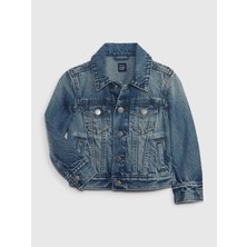Gap Erkek Bebek Lacivert Icon Denim Ceket