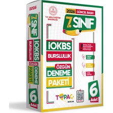 Topaç Yayınları 2026 7.sınıf Özgün Iokbs-Bursluluk 6lı Deneme Paketi Dijital Çözümlü Türkiye Geneli