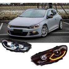 Vw Scirocco 2009-2014 Bi Zenon Far Uyumlu Makyajlı Dizayn Far