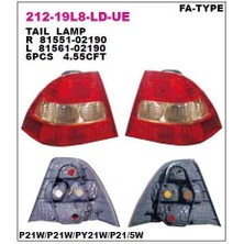 DEPO-212-19L8L-LD-UE - Stop Lambası Sol-(Duysuz)-(Toyota: Corolla "sedan" 02>03 )