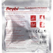 Yetişkin 50X55MM Çıtçıtlı Ekg Elektrodu, 100 Adet Paket