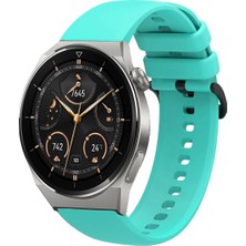 Tagomoon Huawei Watch Gt3 Pro 46MM Uyumlu Kordon Yumuşak Dokulu Soft Renk Tokalı Silikon Kayış