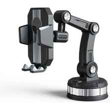 Süper Vantuzlu Teleskopic Ayarlanabilir Ön Cam Araç Tutucu Torpido Üstü Araç Telefon Tutucu