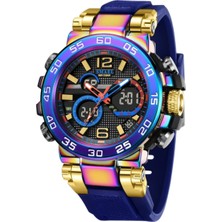 Smael 8106 Renkli Spor Tasarım Erkek Kol Saati