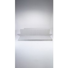 Katlanır Sünger Yatak 60*40*185*10 cm Uzunluk Gri Sünger Keten Kumaş