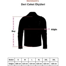Hakiki Deri Içi Kürklü Düğmeli Yandan Cepli Erkek Deri Ceket