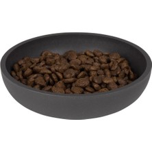 Şık Kedi Mama Kabı - 12X12X2,8 cm - 180 Ml, Koyu Renk