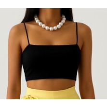 Basic Straplez Crop Top