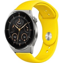 Tagomoon Huawei Watch Gt3 Pro 46MM Akıllı Saat Uyumlu Yumuşak Dokulu Silikon Kordon Kayış