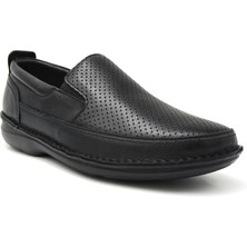 Kindep (Alme) Içi Dışı Hakiki Deri Klimalı Günlük Confort Erkek Ayakkabı Siyah