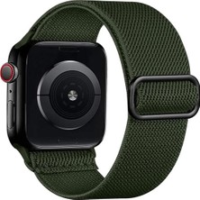 Alstrap Apple Watch 11/10 42MM Seri 4-5-6-7-8-9 Uyumlu 38-40-41MM Kumaş Elastik Kordon Kayış