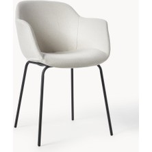 Fiji Kollu Sandalye – Ince Oturumlu, Açık Ahşap Ayaklı, Scandi Tarz ve Yüksek Konfor