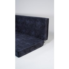 Katlanır Sünger Yatak 60*40*185*10 cm Uzunluk Gri Sünger Dallas Kumaş