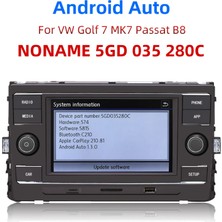 Volkswagen Rcd 330 Dokunmatik Multimedya Ünitesi – Carplay / Android Auto Destekli – Golf 7-7.5 / Passat B8 Uyumlu