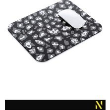 Nilizma Leopar Desenli Renkli Ergonomik Mouse Pad - 23 cm x 19 cm - Kaydırmaz Taban Ev ve Ofis Kullanımı Fare Altlığı Mousepad