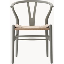 Hans J. Wegner CH24 Wishbone Sandalye: Meşe, El Örgüsü Oturma Alanlı
