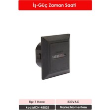 Momentum İş Güç Zaman Saati 7 Hane 230VAC MCN-48825