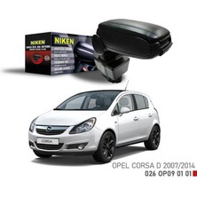 Araca Özel Kol Dayama Siyah Opel Corsa D 07-14 Dsdrn
